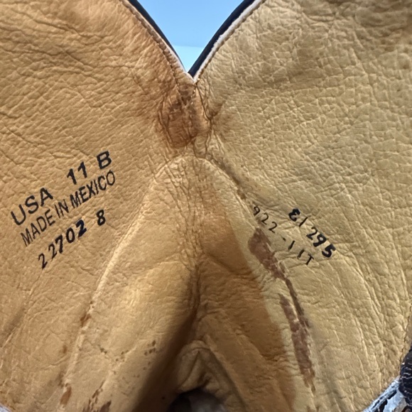 Johnny Ringo Black Crackle and Silver Crosses Heeled Boots - Picture 9 of 15